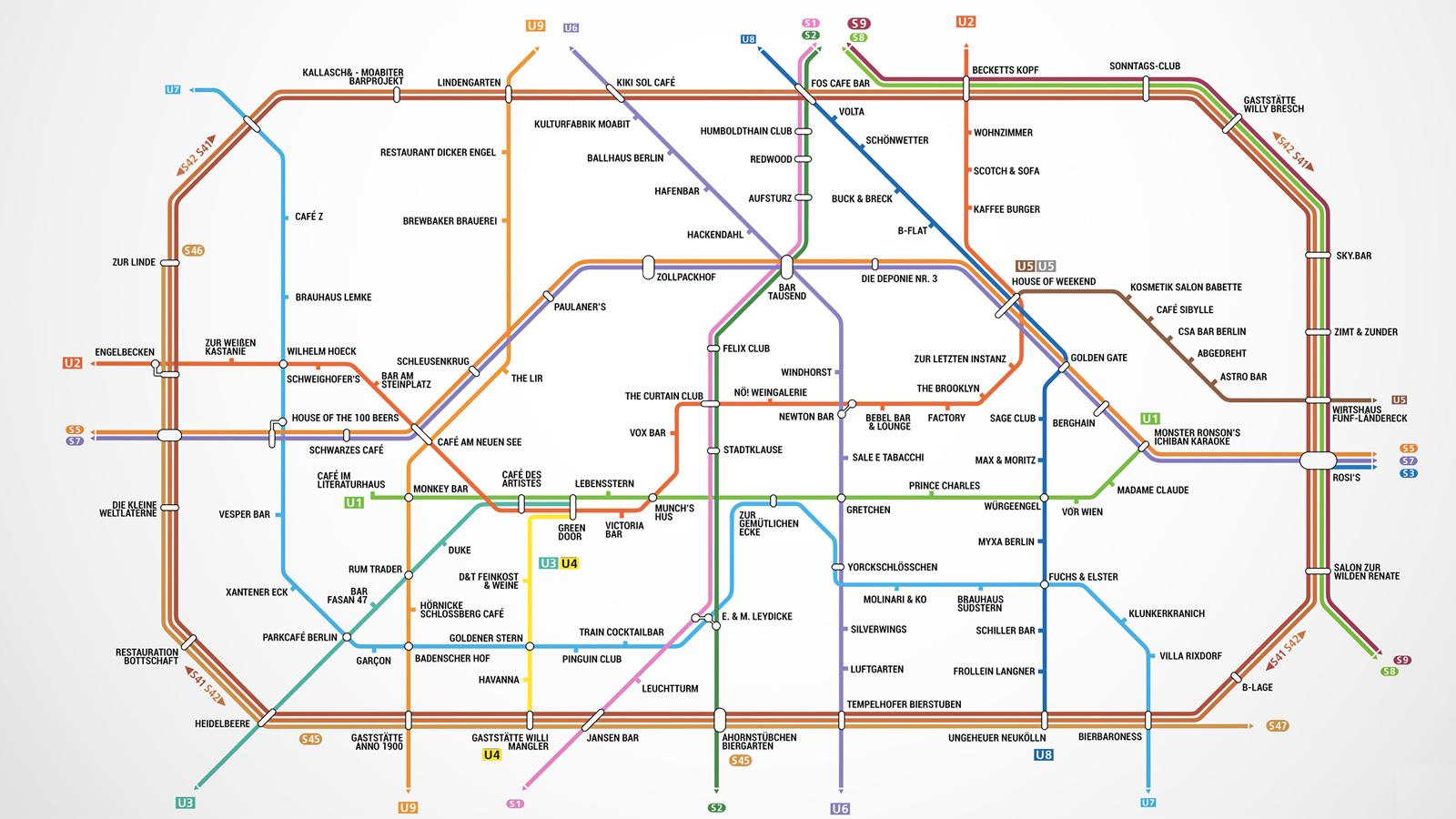 Berlin öffentliche Verkehrsmittel Plan