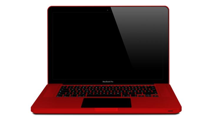 Macbook red