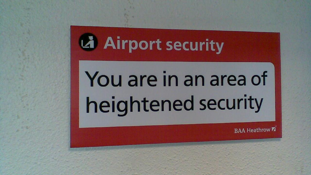 Flughafen Sicherheit