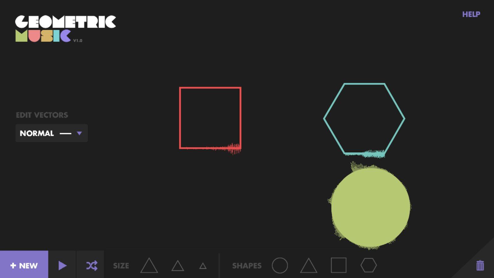 Geometric Music App