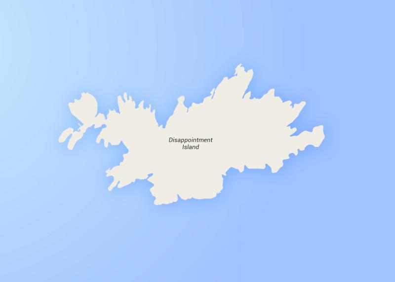 Sad Topographies Disappointment Island