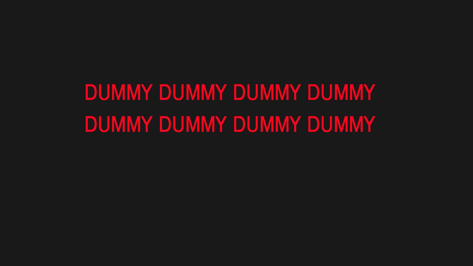 dummy