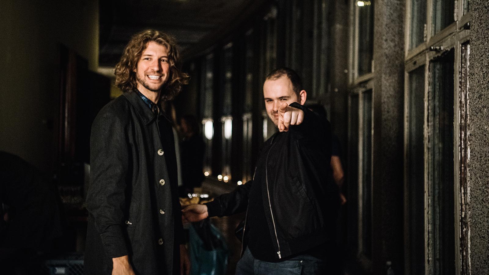 2017 — Robert Raths and Ben Lukas Boysen - Nils Frahm All Melody Listening Session at Funkhaus Berlin - photo by Claudia Goedke