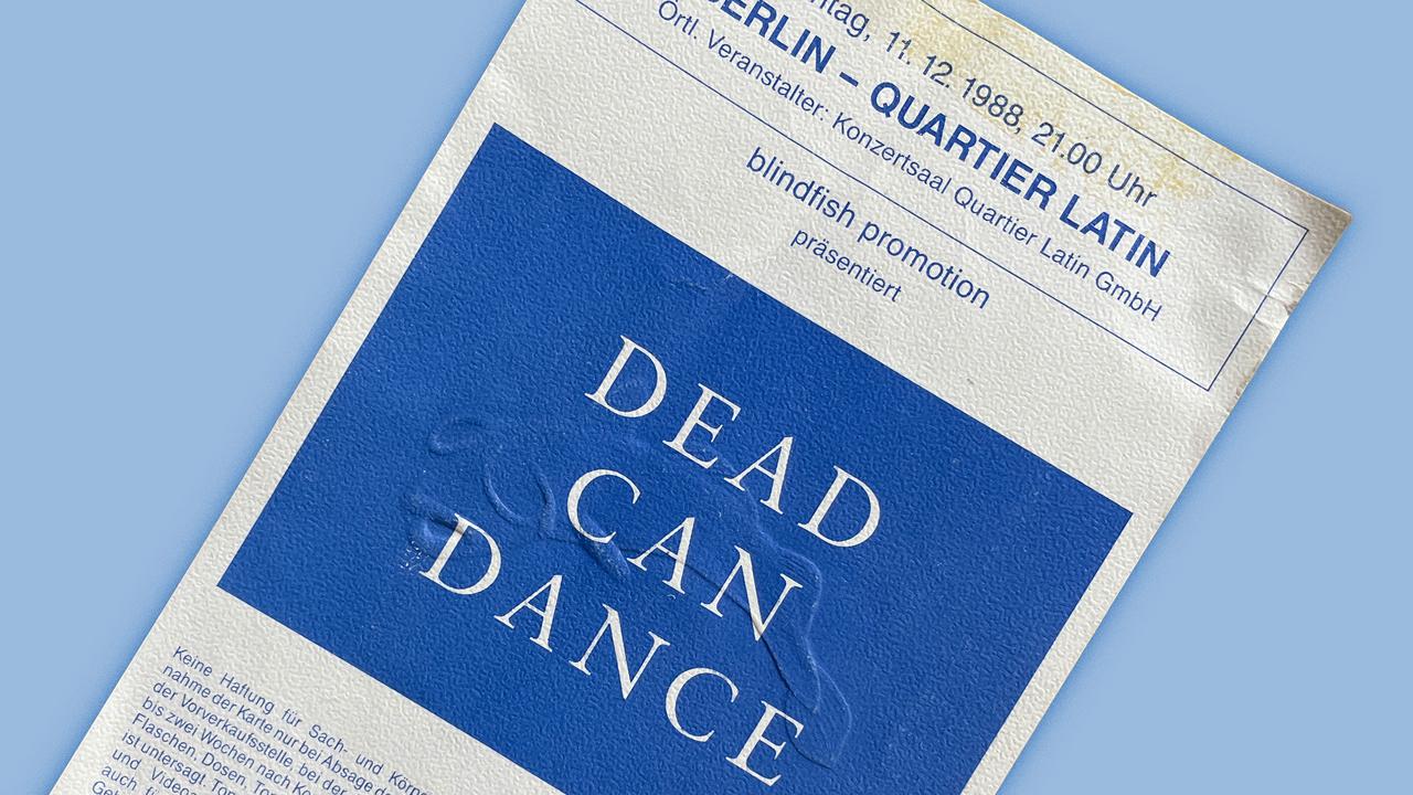 Konzerterinnerungen - Dead Can Dance - lede
