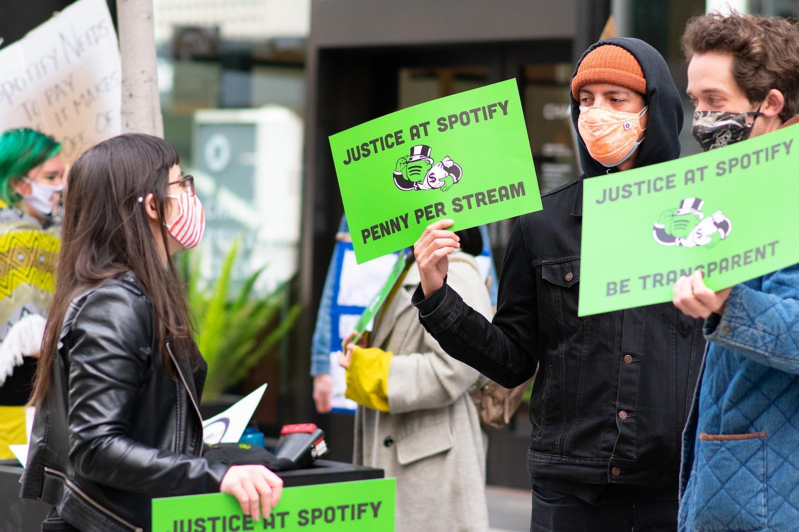 Spotify Protest