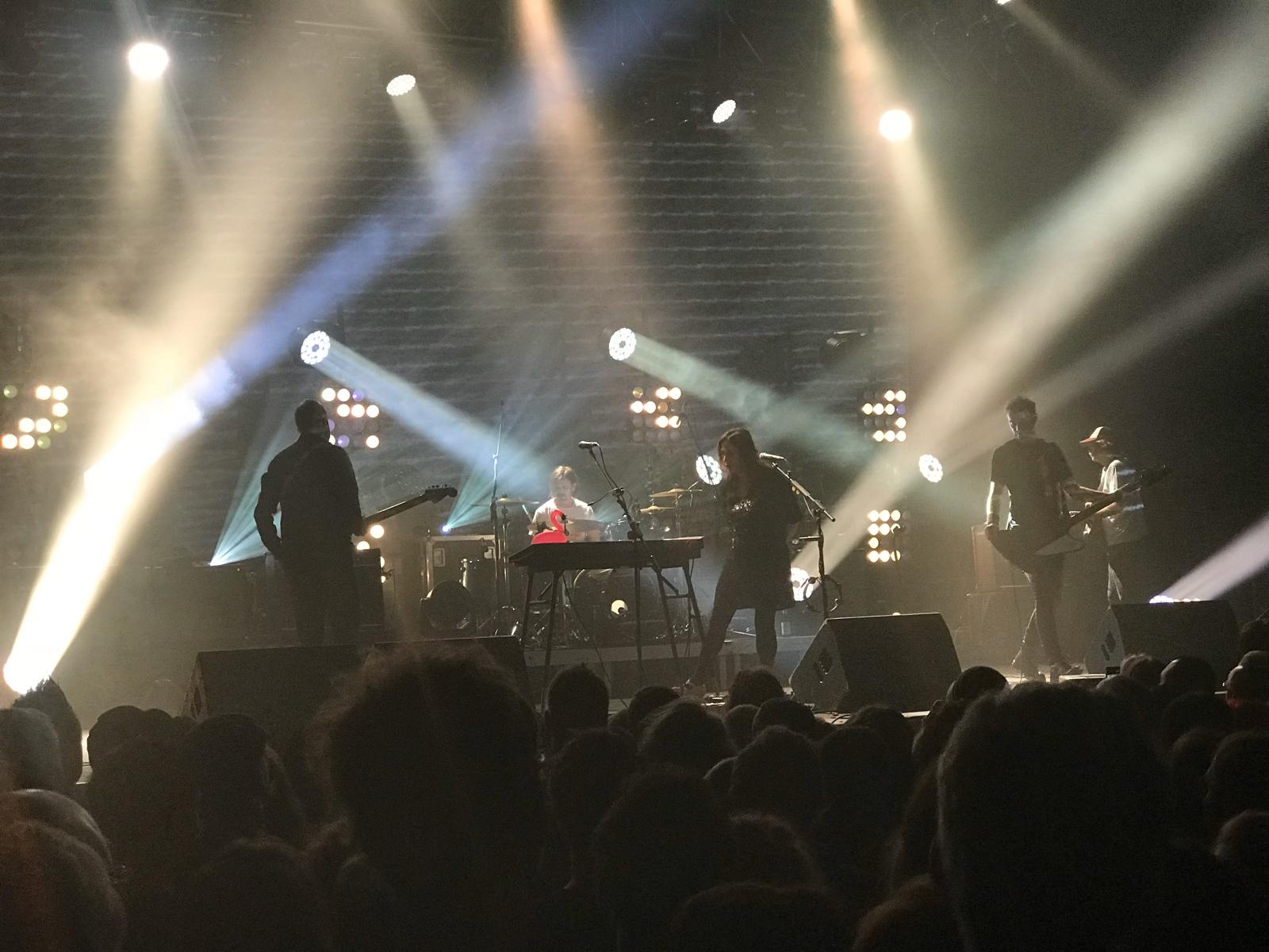 Slowdive live beim Konzert in Berlin am 3. Oktober 2017