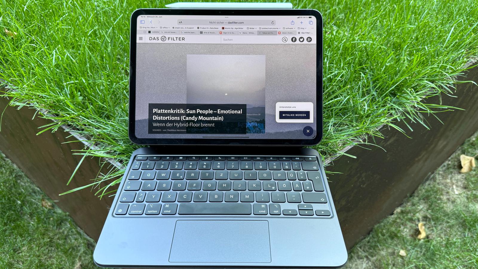 Review Apple iPad Pro (2024) Mikrosklaven Das Filter